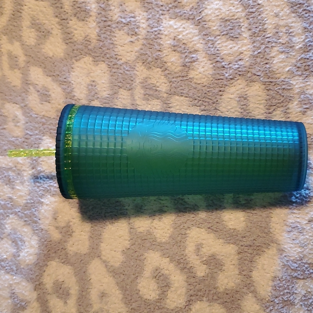 Starbucks Venti Green Jeweled Cup